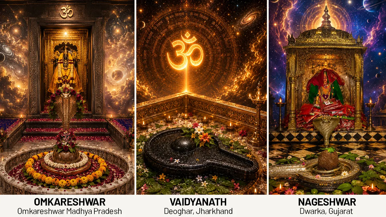 12 Jyotirlingas and famous Shiva temples