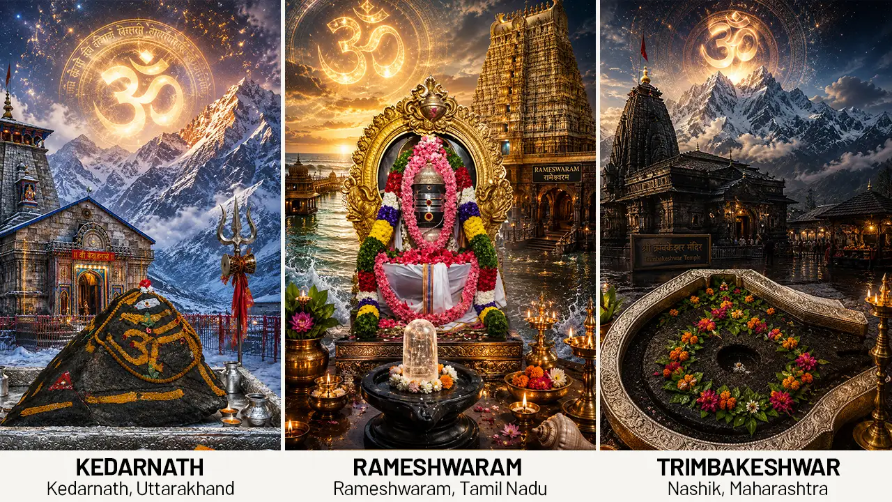 Jyotirlinga temples in India