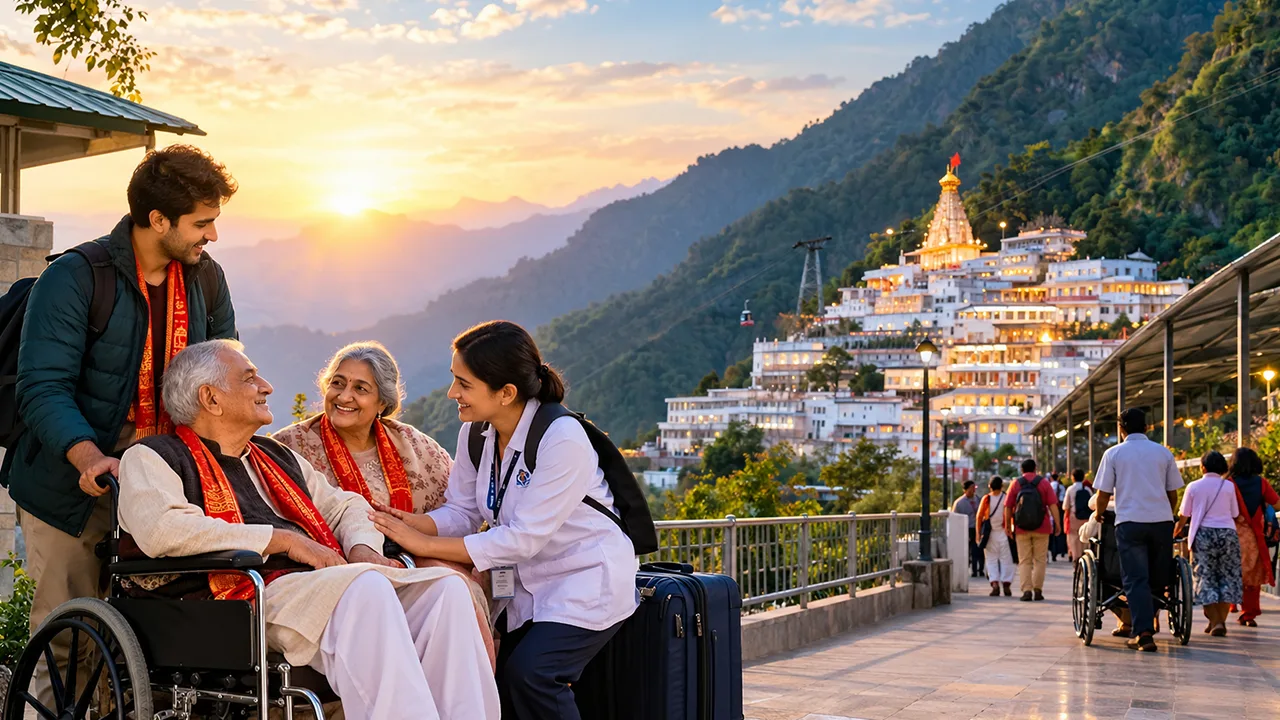 Senior citizens special darshan at Vaishno Devi
