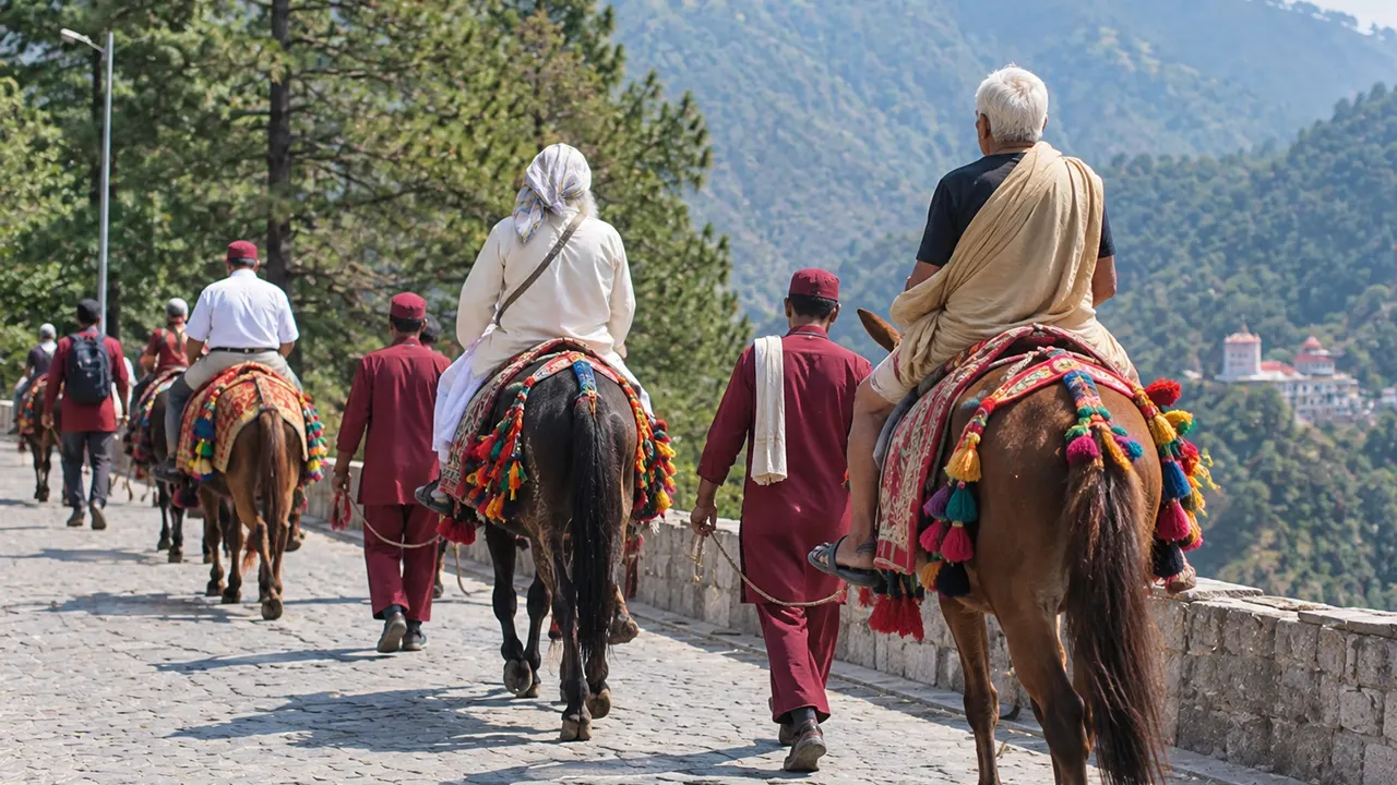 Pony at Vaishno Devi