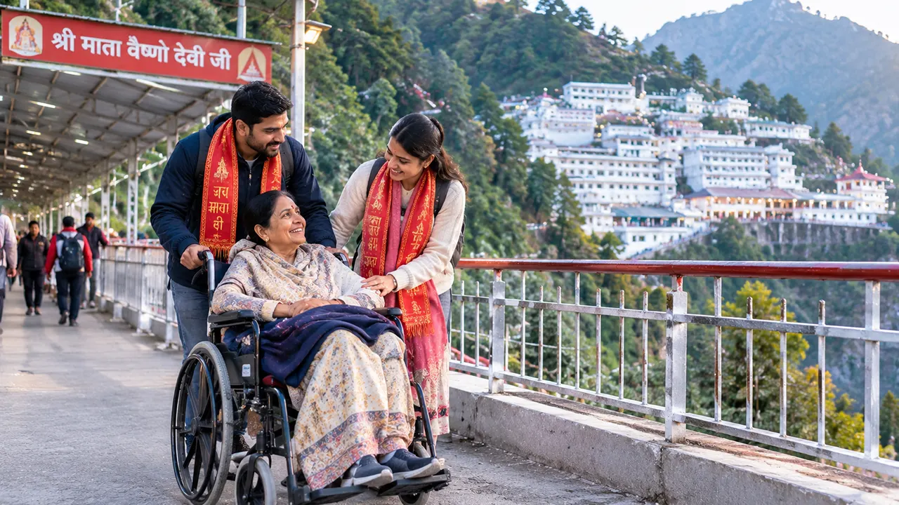 Travel in India with wheelchair assistance in Vaishno Devi