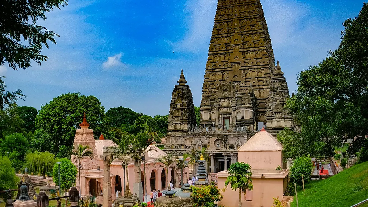 Mahabodhi Temple in Bodh Gaya UNESCO World Heritage site