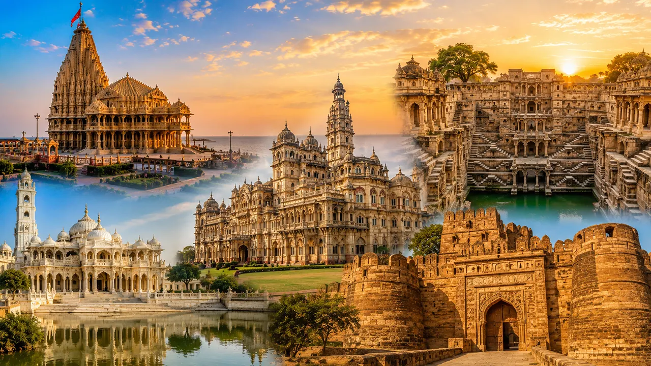 Gujarat Travel – scenic view showcasing Gujarat's heritage and landscape