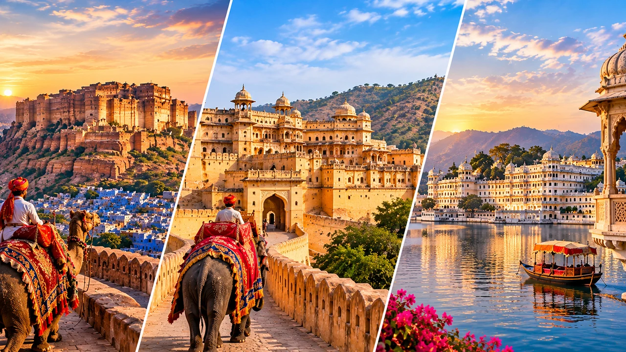 Rajasthan forts and palaces showcasing royal heritage