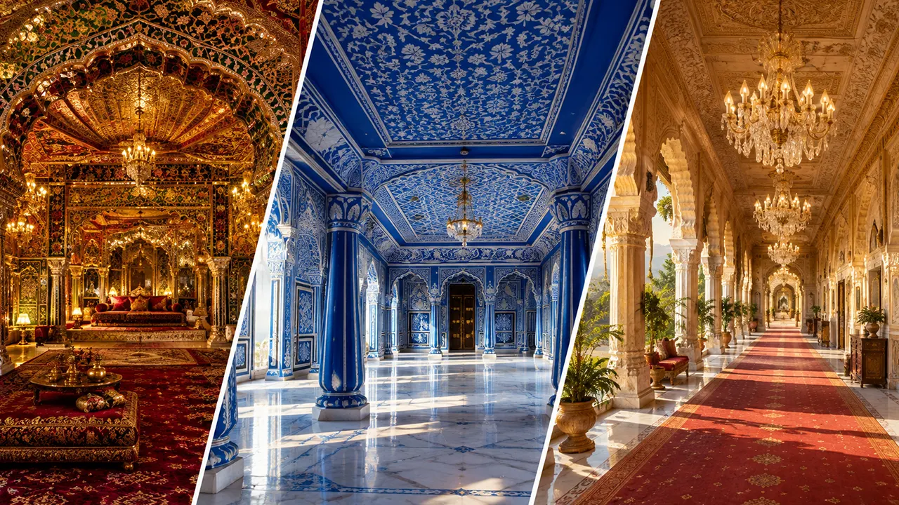 Rajasthan palace tour with traditional royal architecture