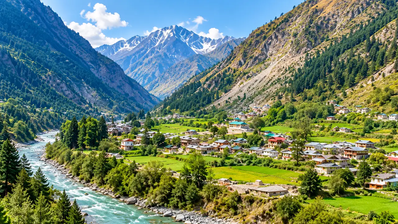 Teetwal Kashmir Sharda Temple Tour with scenic valley views