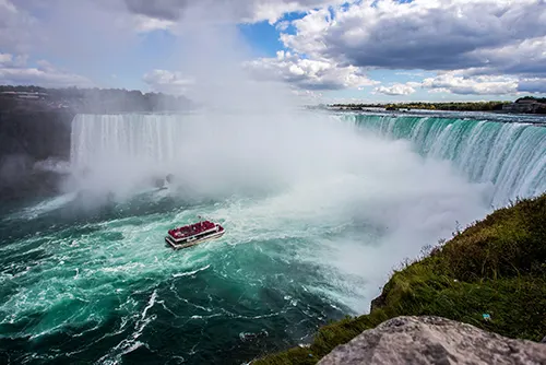 Niagara Falls tourism highlighting iconic waterfalls, boat rides, and natural wonders