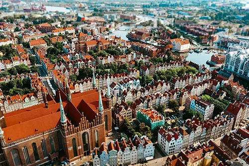 Poland tourism with historic cities, castles and cultural landmarks