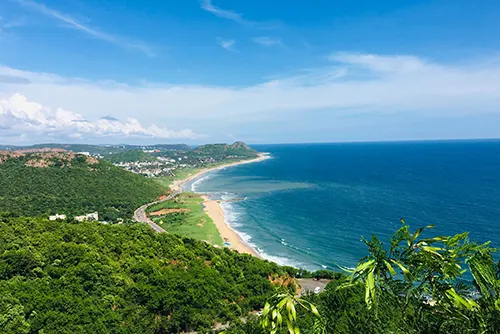 Andhra Pradesh tourism featuring Tirupati temples and coastal heritage