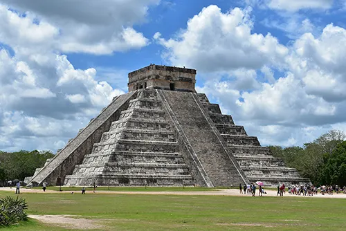 Chichen Itza tourism with Mayan ruins and UNESCO World Heritage site