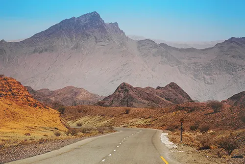 Oman tourism with scenic mountains, coastal beauty and historic forts