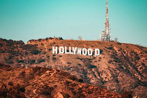 Hollywood tourism with film studios, Walk of Fame, and entertainment attractions