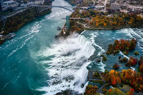 Niagara Falls tourism with breathtaking waterfalls, boat tours, and scenic beauty