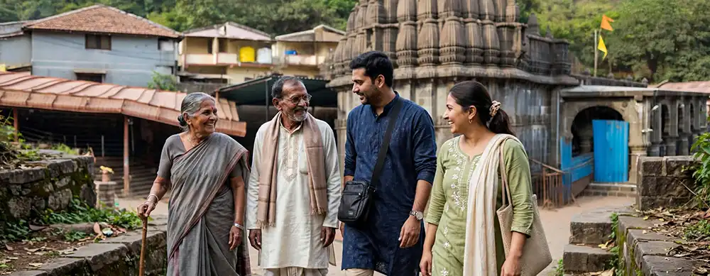 <?php echo Couple-friendly Bhimashankar pilgrimage with comfortable stay ?>