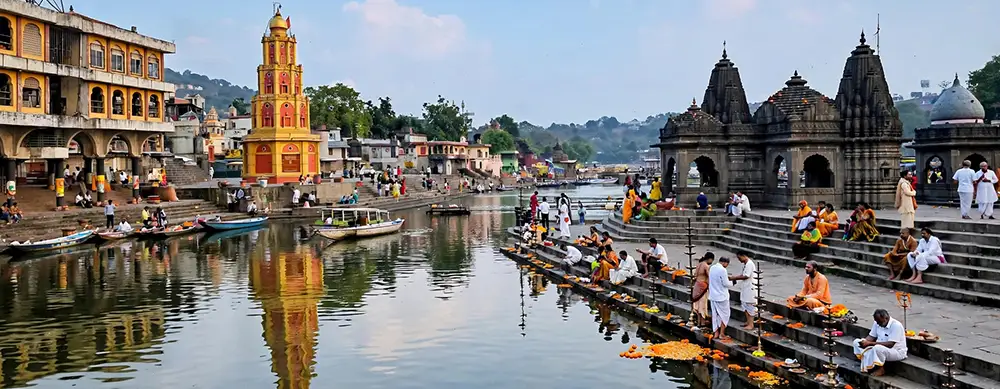 <?php echo Trimbakeshwar Temple visit for families with comfortable hotel stay ?>