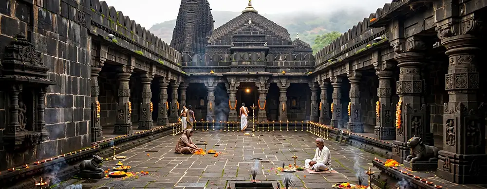 <?php echo Senior-friendly Pooja and Darshan arrangements at Trimbakeshwar ?>
