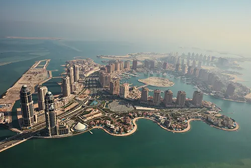 Pearl Qatar luxury island shopping tourism travel destination