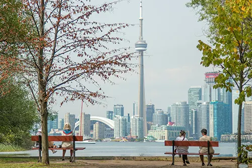 Toronto skyline CN Tower tourism travel destination Canada