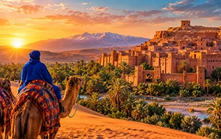 Morocco holiday tour exploring imperial cities, Sahara Desert landscapes and ancient Kasbahs across diverse destinations