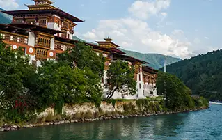 Bhutan tour package with Thimphu and Paro scenic travel highlights and landscapes