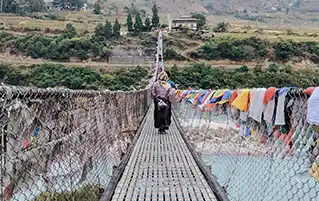 Bhutan tour package including Gangtey valley Punakha and Tiger Nest monastery travel