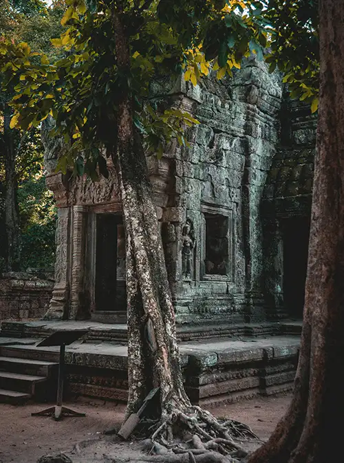 Historic Angkor Wat and ancient temples highlighting Cambodia heritage tourism significance