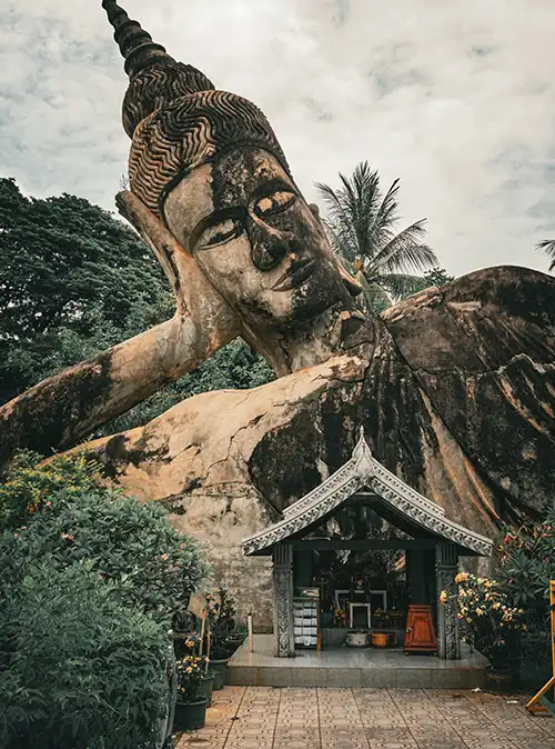 Laos spiritual holiday centered around revered temples and Buddhist traditions