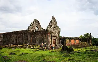 Laos adventure tour featuring Thakhek, Pakse, and scenic countryside travel