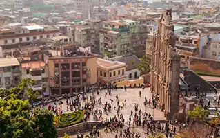 Macau tour package featuring heritage sites, cultural attractions, and entertainment experiences