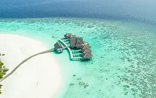 Maldives travel package with Adaaran Hudhuran Fushi tropical island holiday