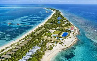 Maldives travel package featuring Kuramathi island holiday and beach escape