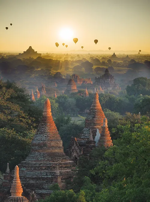 Popular Myanmar attractions including landmarks and scenic places ideal for holiday travel