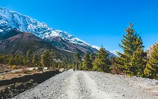 Nepal Annapurna circuit trek tour with scenic trails and Himalayan adventure travel