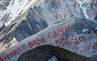 Nepal Everest Base Camp trek tour from Kathmandu with Himalayan adventure travel