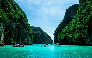 Krabi Phuket island tour package with Phi Phi and four islands travel Thailand