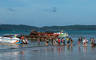 Thailand tour package covering Pattaya Bangkok Krabi Phuket with island travel