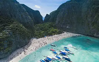 Phuket Krabi Phi Phi island tour package with speedboat travel Thailand