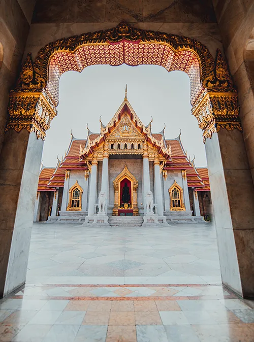 Ancient temples and historic ruins reflecting Thailand heritage tourism and cultural legacy sites