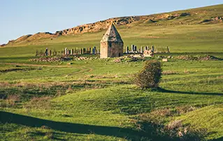 Azerbaijan holiday packages exploring Caspian coast and Caucasus mountain landscapes