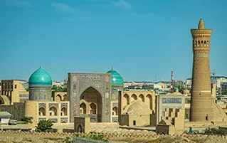 Uzbekistan holiday trail featuring Tashkent Samarkand and Bukhara architectural wonders.