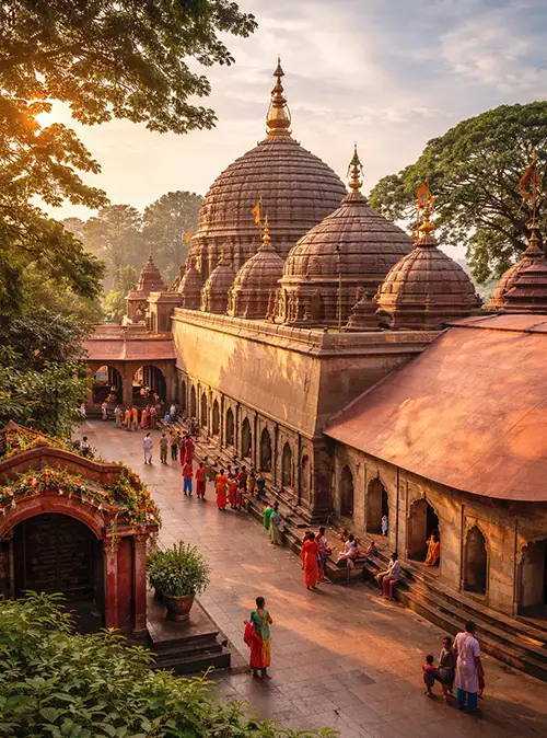 Assam spiritual tour covering Kamakhya temple and sacred pilgrimage sites with divine travel