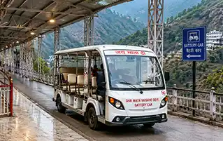 Vaishno Devi Yatra with battery car assistance for a comfortable and convenient pilgrimage to Mata Vaishno Devi