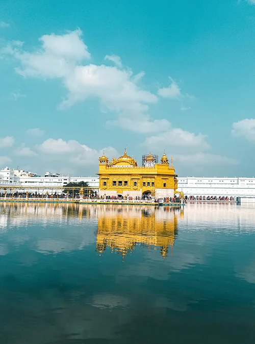 Golden Temple in Punjab offering divine spiritual travel experience and peaceful tourism visit