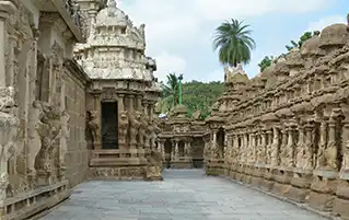 Kanchipuram Mahabalipuram temple tour in Tamilnadu highlighting stone heritage tourism attractions