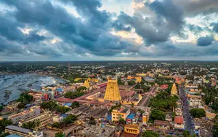 Madurai Rameswaram Kanyakumari tour in Tamilnadu covering temples and coastal holiday travel