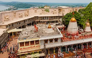 Sacred Varanasi and Vindhyachal Dham pilgrimage tour featuring Kashi Vishwanath Temple and Trikon Parikrama.