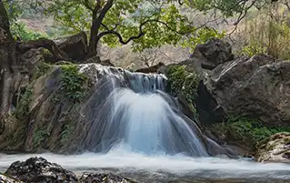 Uttarakhand tour covering Dehradun and Mussoorie hills, waterfalls, temples, scenic travel views