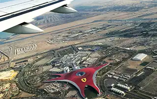 Luxury Dubai and Abu Dhabi tour featuring Ferrari World, Louvre, BAPS Mandir holiday experience.