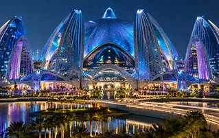New Year luxury Dubai and Abu Dhabi tour including Aya Universe for unforgettable holiday travel.