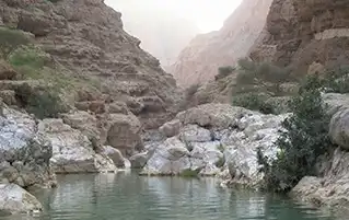 Oman tour covering Muscat, Wadi Bani Khalid, and Wahiba Sands desert holiday adventure.